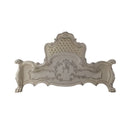 Dresden - Queen Bed - Synthetic Leather & Bone White
