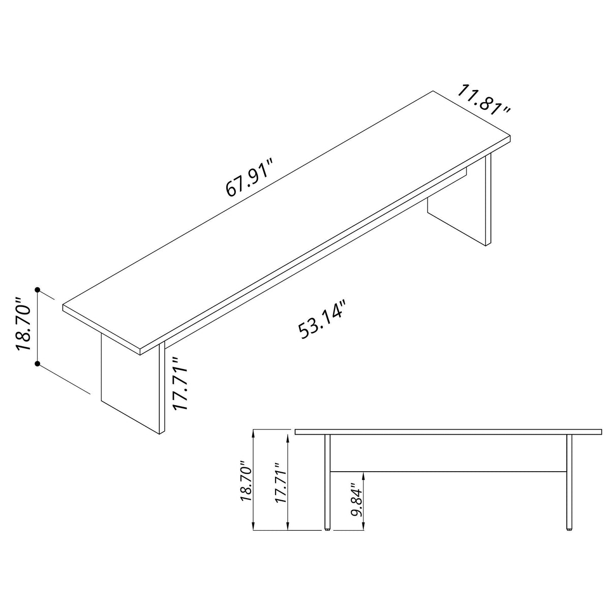 Nomad - Dining Bench For 2 Persons, photo 8 of 20