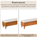 50.8-Inch Multi-Functional Storage Ottoman Bench