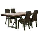 Spring Creek 5-piece Rectangular Dining Table Set Chocolate
