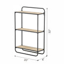 Wall Shelf - Black Brown by Unique Piece Furniture