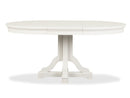 Willowbrook - Extendable 48" Round Dining Table - Egg Shell White
