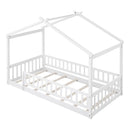 Bed House Bed Frame With Fence by HouseOfZazla