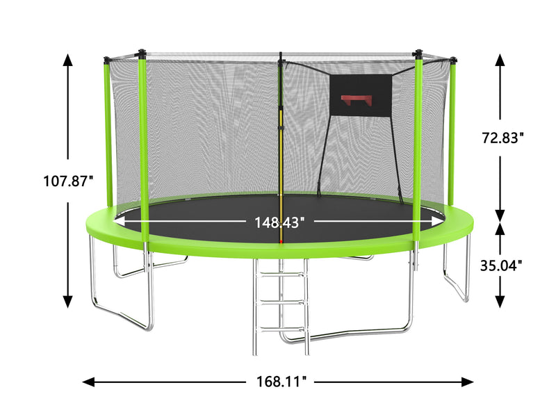 14FT TRAMPOLINE