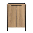 Contemporary Freestanding Bathroom Vanity With Adjustable Shelves