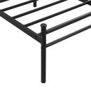 California King Bed Frame - Stylish Design with Wood Panel Headboard