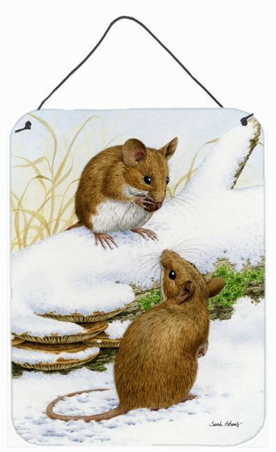 Wood Mice Wood Mouse Wall or Door Hanging Prints ASA2027DS1216