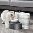 Smart Pet Water Fountain Automatic Cat Water Dispenser 3L/101OZ Cordless Rechargeable Dog Water Fountain Self-Refill with 3 Adjustable Volume 3 Time I