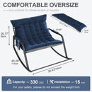 Rocking Chair With Storage, Cushions & Armrests by Unique Piece Furniture