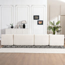 Upholstered Sofa Free Combined Sofa Couch With 2 Chaise Lounge And Five Back Pillows For Living Room by HouseOfZazla