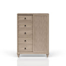 5 Drawer Door Chest - Sand by HouseOfZazla