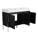Freestanding Bathroom Vanity With Resin Sink And Storage Cabinet by HouseOfZazla