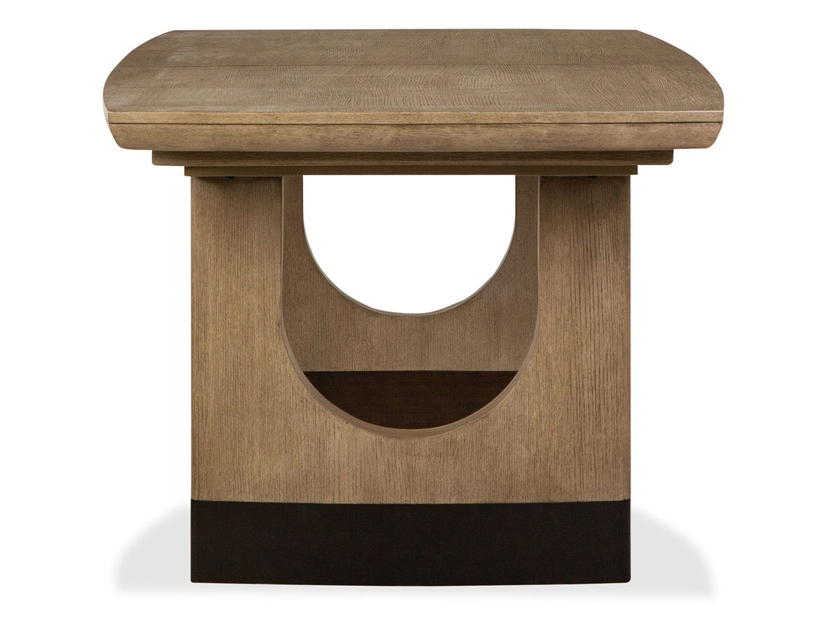 Tristan - Extendable Trestle Dining Table - Swiss Coffee, photo 2 of 7