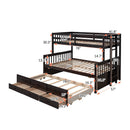 Bunk Bed With Twin Size Trundle And Drawers by HouseOfZazla