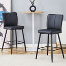 Modern Style Chair With Sleek Backrest Design (Set of 2) by HouseOfZazla