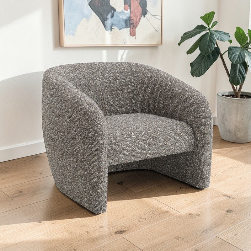 Livia - Accent Chair - Brown / Gray, photo 2 of 4