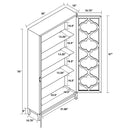 Leslie - 2 Door Cabinet - White by HouseOfZazla