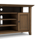 Amherst - TV Media Stand - Rustic Natural Aged Brown