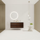 Modern Floating Bathroom Vanity With Dual Resin Sink, Soft Close Drawers