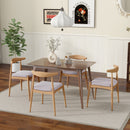Elegant Dining Chairs With Ergonomic Backrest & Comfort Cushions (Set of 2)