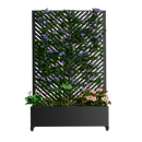 Metal Planter Box with Trellis