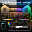 50ft Outdoor RGB LED String Lights