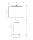 Lighting, Table Lamp, Resin, Contemporary - Black / Cream by HouseOfZazla