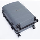 Hardshell Suitcase Spinner Wheels PP Luggage Sets Lightweight Durable Suitcase with TSA Lock,3-Piece Set (20/24/28), Gray