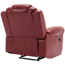 Home Theater Seating Manual Recliner Chair With Led Light Strip For Living Room by HouseOfZazla