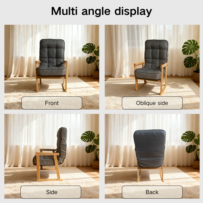 Modern Adjustable Lounge Chair with Three-Level Lumbar Adjustment, photo 4 of 10