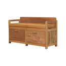 Oxford Oak-ish 2-Drawer Storage Bench