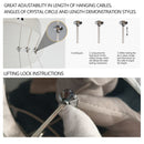 16-Inch Luxury Crystal LED Chandelier