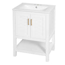 Modern Bathroom Vanity With Elegant Twill Design
