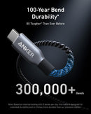 Anker Prime USB-C to USB-C Cable (240W, Upcycled-Braided) by Anker