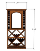 3 Foot Wine Cellar Storage System | 128 Bottle Capacity