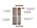3 Foot Wine Cellar Storage System | 131 Bottle Capacity