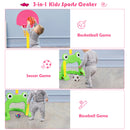 3-in-1 Kids Basketball Hoop Set Stand