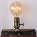 Set of 2 American vintage country wine barrel wall lamps for restaurant, kitchen aisle, bar