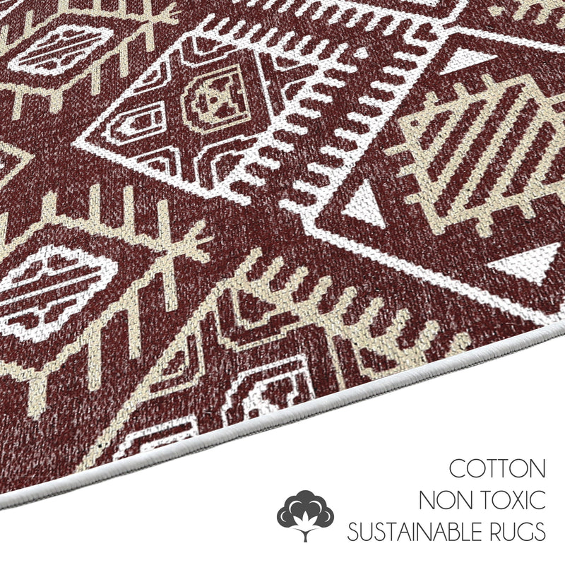Sussexhome Monument Collection 2 x 3 Foot Heavy Duty Low Pile  Landing Rug Runner