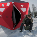 3-person Portable Pop-up Ice Shelter Fishing Tent with Bag by LJGDeals
