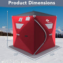3-person Portable Pop-up Ice Shelter Fishing Tent with Bag by LJGDeals