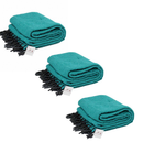 Solid Teal Green Baja Blanket