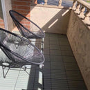 Modern Grey Straight Deck Tiles