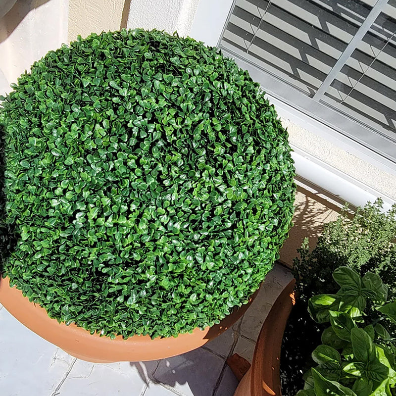 15" Large Boxwood Topiary Ball
