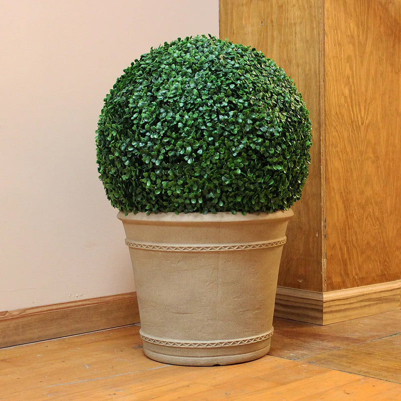15" Large Boxwood Topiary Ball