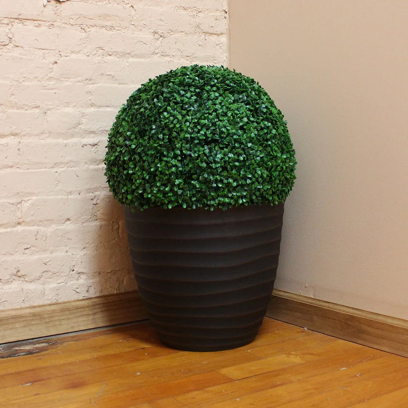 15" Large Boxwood Topiary Ball