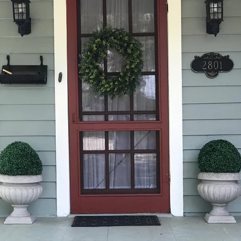 15" Large Boxwood Topiary Ball