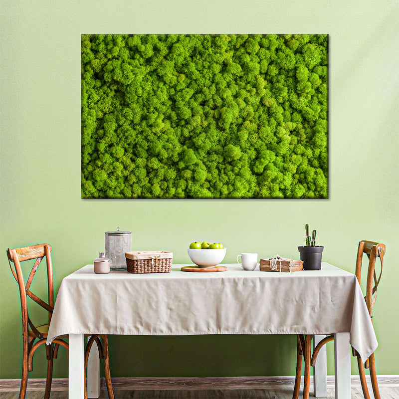 Green Reindeer Moss Wall Art