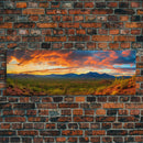 Panoramic Print of Saguaro National Park Extra Large Wall Art, Panoramic Wall Art, Panoramic Landscape Print, Landscape Photography
