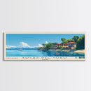 Bocas del Toro , Panamá Panoramic Beach Print, Vacation Gift, Panamá Wall Art, Beach Painting, Beach Decor, Beach Painting